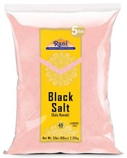 Rani Black Salt Powder Kala Namak Mineral 80oz 5lbs 2.27kg Bulk
