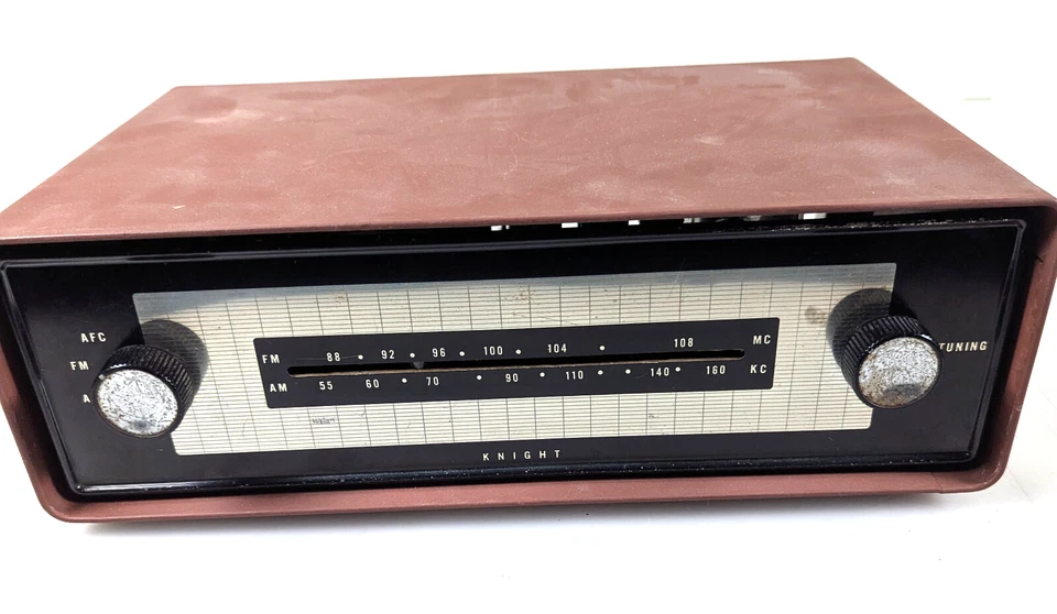 Vintage Knight Tube AmFm Tuner as-is *Parts/Repair* - Image 2 of 4