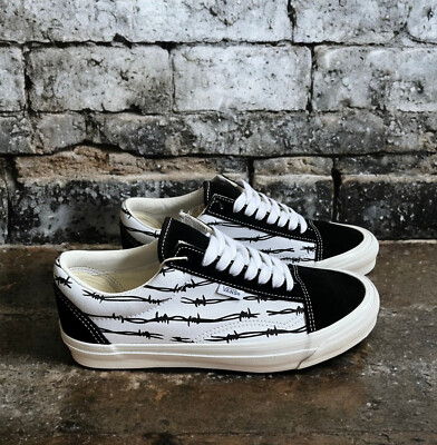 Vans Old Skool Barbed Wire -Black / White -Gr. 41