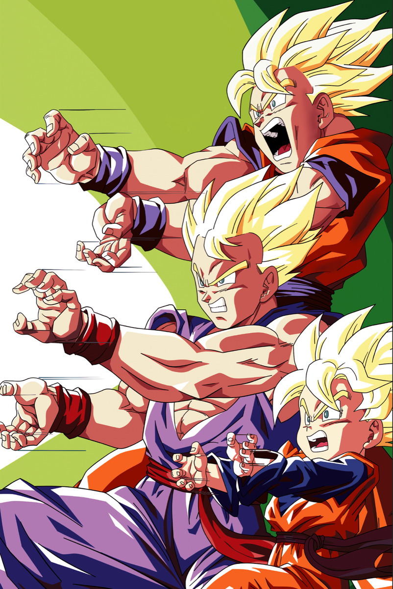 Gohan and Goku