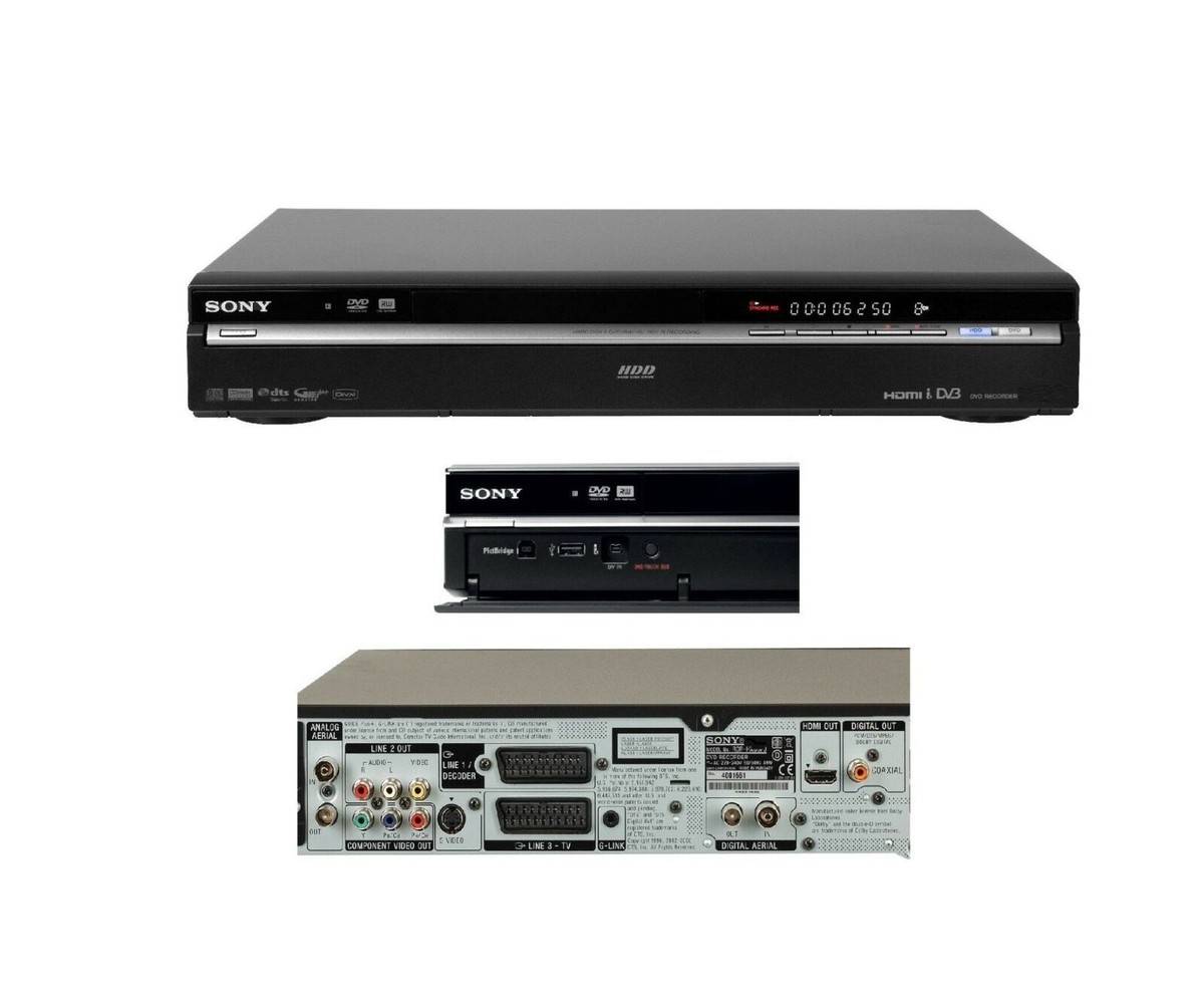 Sony RDR-HXD970 250GB DVD HDD Recorder Freeview HDMI PVR DVB