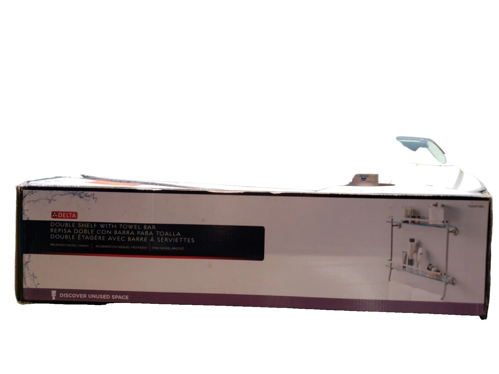 Bastidores de toallas de baño de vidrio Delta