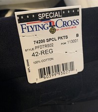 Flying Cross by Fechheimer men's 42x37 black cotton Fire/EMT pants style 74200