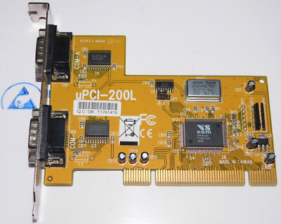 2x RS232 PCI-Karte VScom 200L UPCI uPCI-200L Serielle Schnitttstelle Serial port