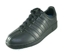 K SWISS CLASSIC VN LEATHER LOW 03343-001-M BLACK/BLACK CASUAL SNEAKER MEN'S