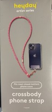 New Sealed Box Heyday Crossbody Cell Phone Strap Adjusts 14"-28" Hibaaq Ibrahim