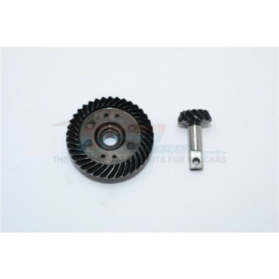 For Traxxas E-Revo-HARD STEEL SPIRAL GEARS (13T/37T) - 2PCS - BLACK
