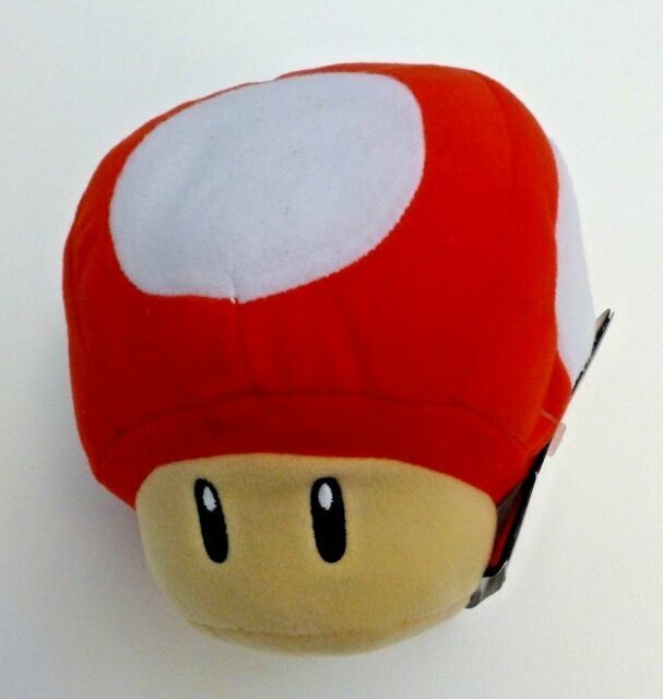 World Of Nintendo Mushroom With Sound Stuffed Plush Figure Super Mario 5inch For Sale Online Ebay