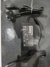 HP 120W AC Power Adapter Charger 19.5V 6.15A BIG PIN With UK Plug