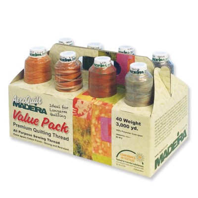 Madeira Value Pack - AeroQuilt No.40 Multi - 8 x 2.750m - Laufspulen