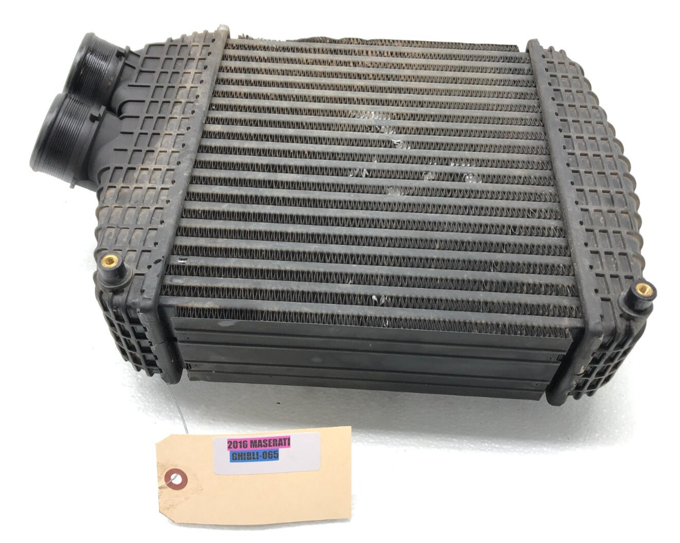 2014-2019 MASERATI GHIBLI S 3.0L V6 LEFT DRIVER FRONT RADIATOR INTERCOOLER OEM.