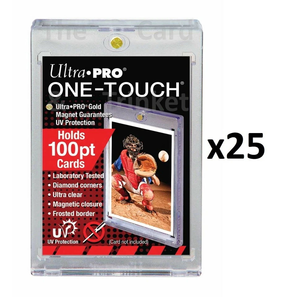 25x Ultra PRO One-Touch 100pt Magnetic Card Holders Protectors UV Protection - Image 2 of 4