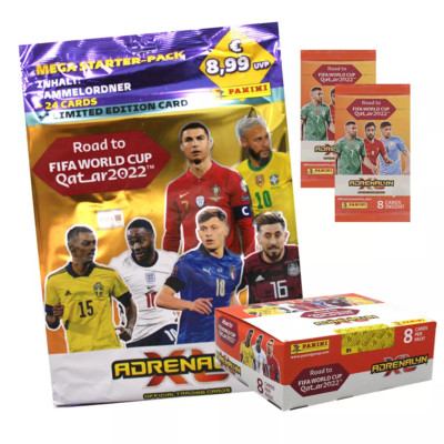 Panini Adrenalyn XL Road to Fifa World Cup Qatar 2022    Display + Starter