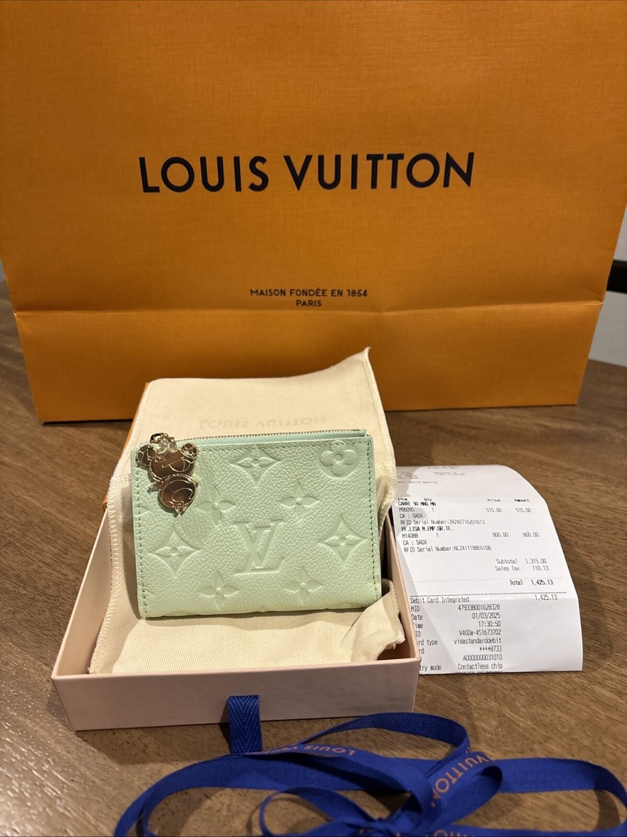【ダミエ】Louis Vuitton リサ・ウォレット Louis Vuitton Takashi Murakami Lisa Wallet 2025 Green Tea