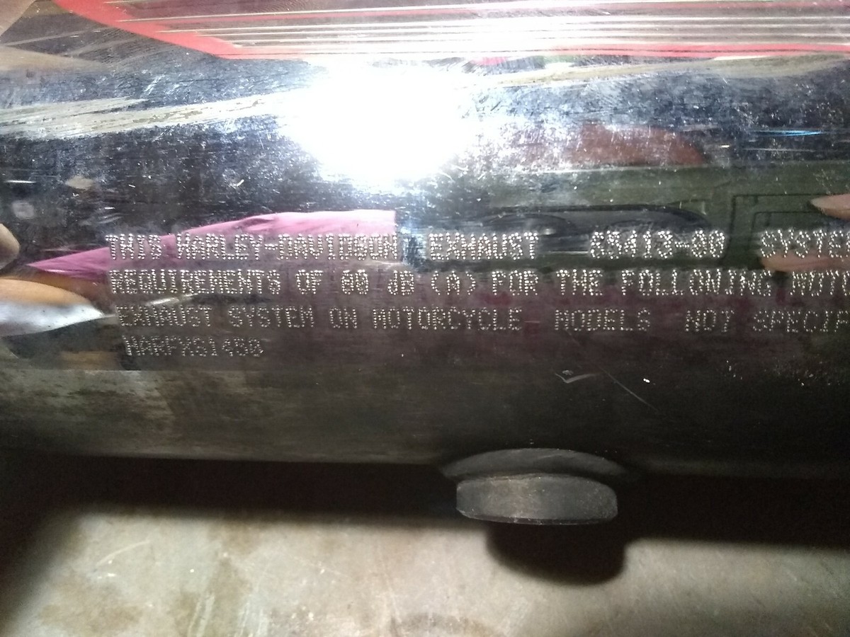 Harley Davidson 65413-00 set of two Exhaust System FXS1450 with