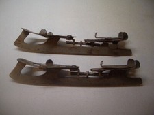 Vintage PECK SNYDER 9 AMERICAN CLUB Steel Adjustable Antique Ice Skates