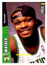 1996-97 COLLECTORS CHOICE ANTOINE WALKER BOSTON CELTICS RC #211 (4V15)