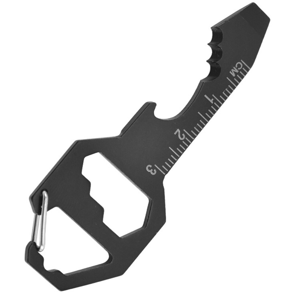Multi-Tool Keychain with Bottle Opener and Wrench for Everyday Carry