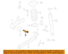 FORD OEM 05-14 Mustang Suspension Components-Upper Cntrl Arm Bolt W710443S439