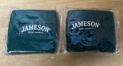 2 Jameson Irish Whiskey Promo Wristbands (Green & White) NEW