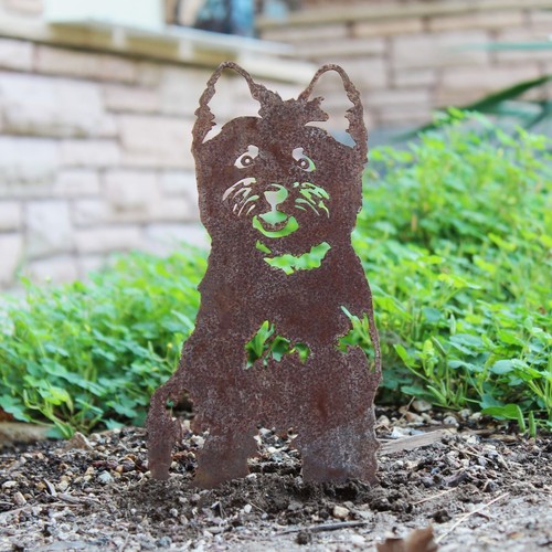 Sagoma per cani in acciaio corten Cairn Terrier - Foto 1 di 11