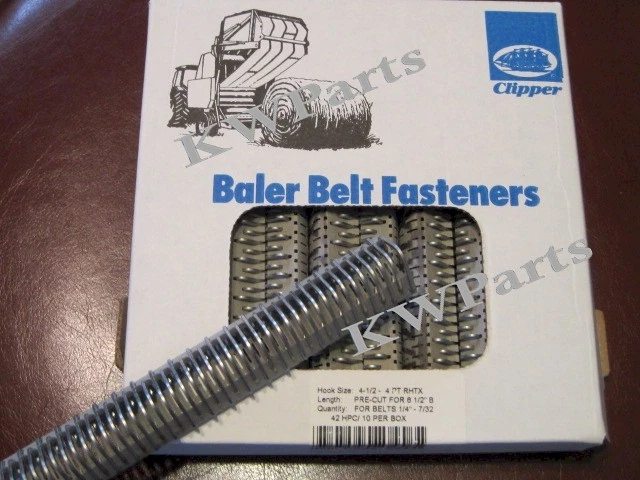 Clipper 6-1/2" Gürtelhaken Schnürung Ballenpresse Reparaturverschlüsse 4-1/2-4 RHTX 02435 - Bild 1 von 1