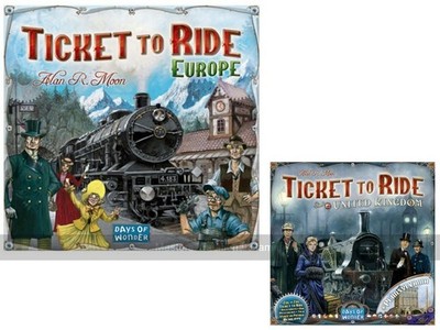 Zug um Zug Bundle - Europäisches Basisspiel mit UK Erweiterung (UK)