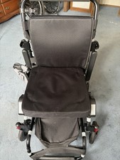Air Hawk Foldable Lightweight Electric Power Wheelchair Black Aluminum 4 Wheels