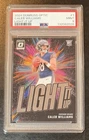 2024 DONRUSS OPTIC #1 CALEB WILLIAMS LIGHT IT UP PSA MINT 9