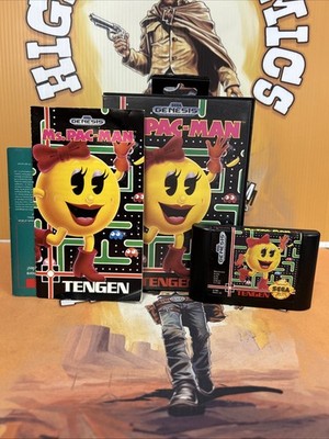 MS. PACMAN SEGA GENESIS TESTED WORKING! CIB 1991 TENGEN