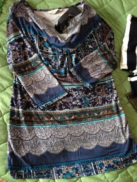 Women Etam Shirt Grey Viscose 40