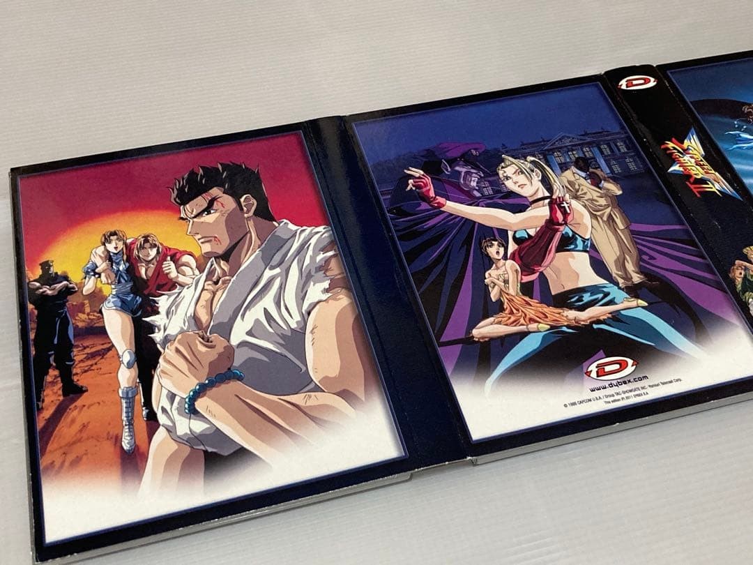 Street Fighter II V Anime DVD Box Set Complete 6 Discs Used Japan