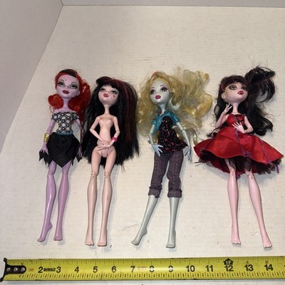 Monster High Doll Lot Of 4 Little Dead Riding Hood Outfit Blue Lagoon Toy Loose