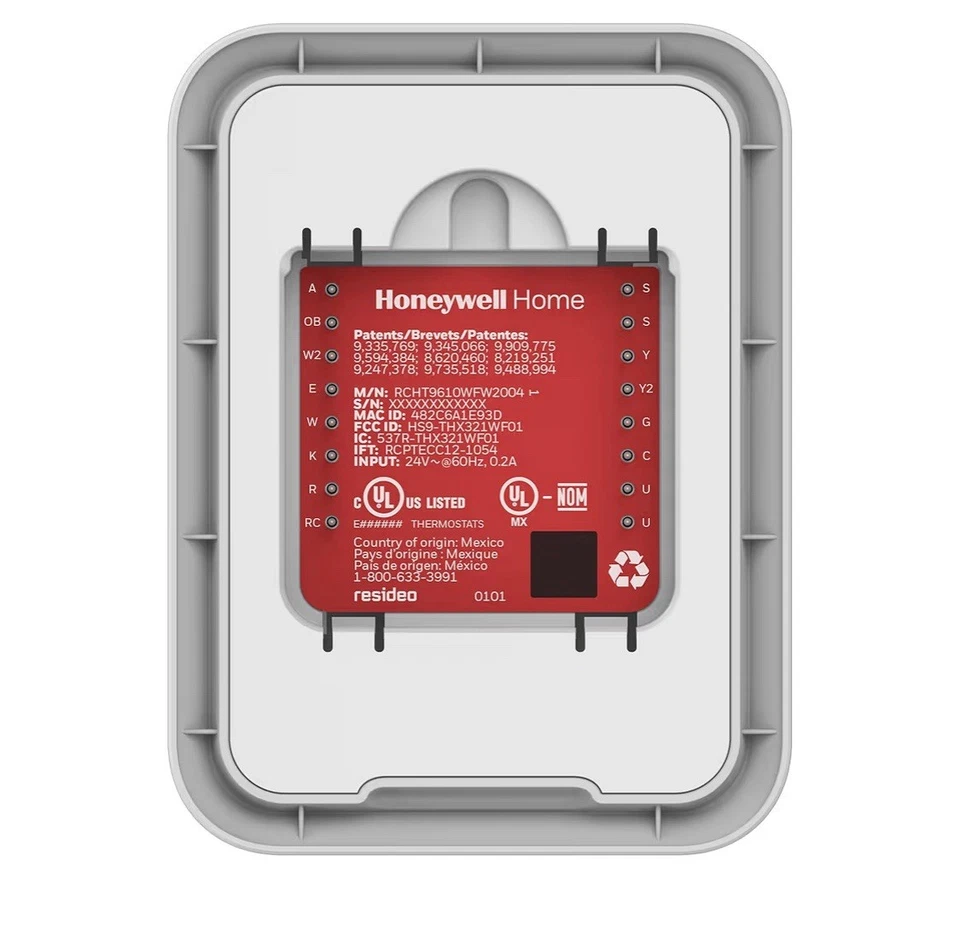 Honeywell Home T9 Wi-Fi Smart Thermostat with RoomSmart Sensor - White... - Image 3 of 4