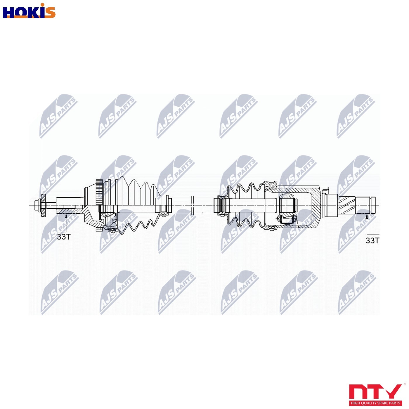 Nty Driveshaft For Smart Fortwo 0.8Cdi, 1.0 07- /Rear,Right - Image 5