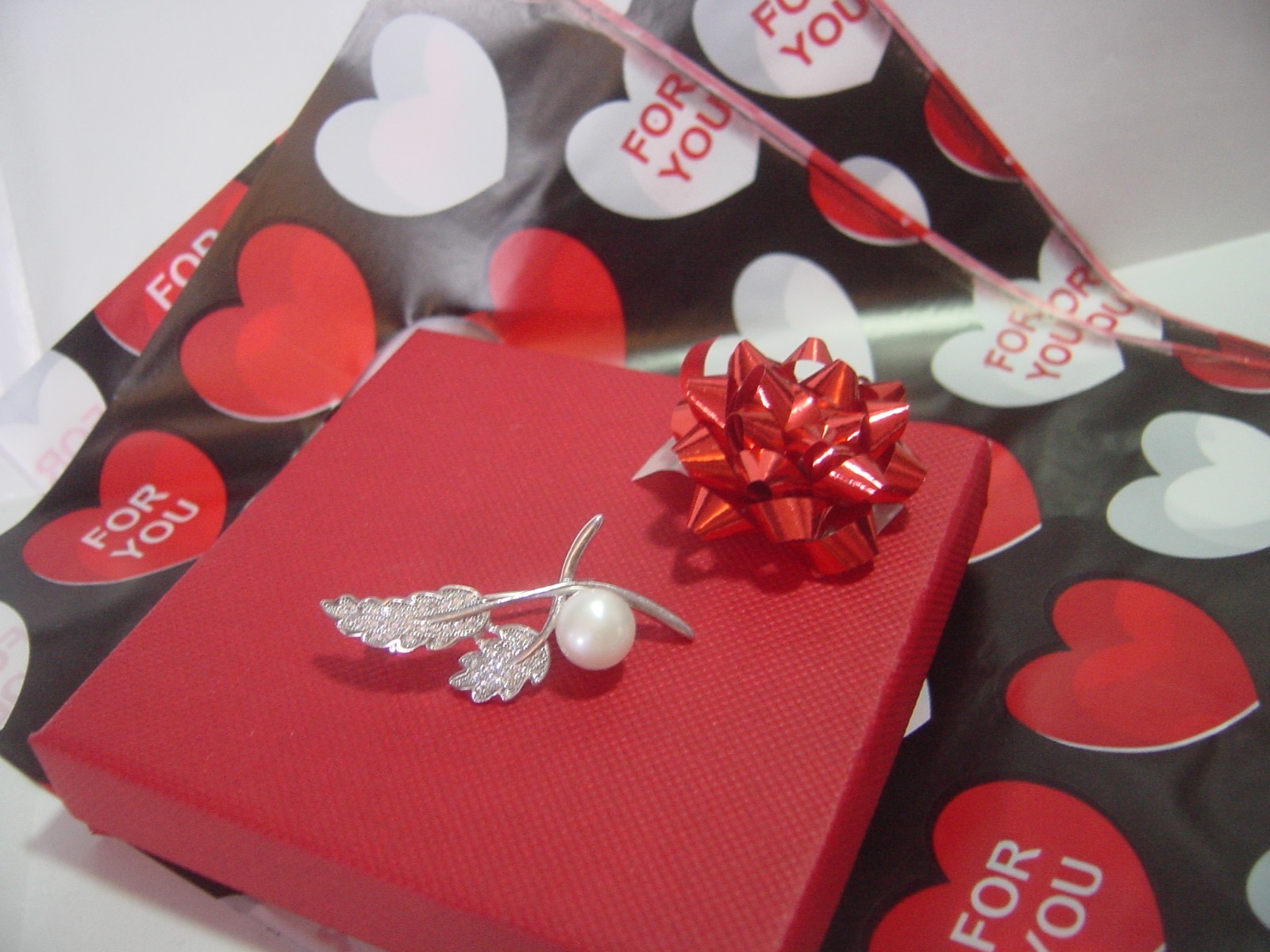 vintage solid silver hand made-pretty leaf brooch… - image 1