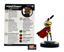 DC Heroclix Wonder Woman #DP21-005 con tarjeta exclusiva de la Convención de Wizkids