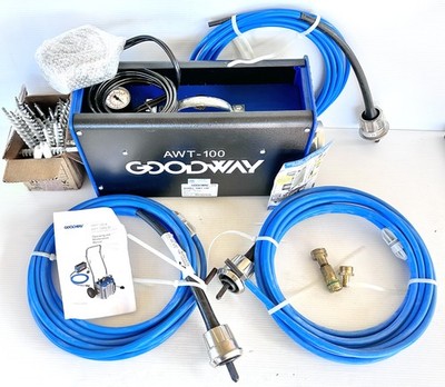 Goodway AWT-100 Pneumatic 1.1kW Heat Exchanger Descaling 3/Drives 50/Brushes NEW