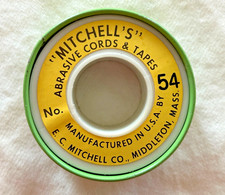 Mitchells no. 54 Abrasive Cord USA Open Box Estate Find