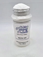 Ultra Fine White Glitter - Arctic Ash 3 oz.