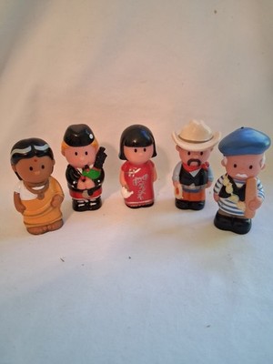 5 Vintage HAPPYLAND Figures Early Learning Centre 