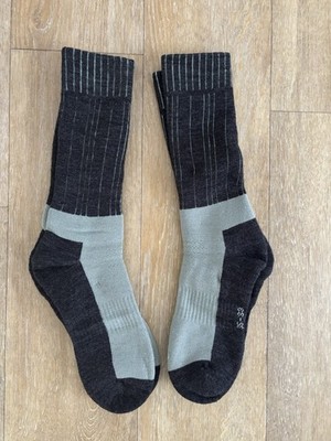 2 Paar Dicke Socken z.B. Zum Wandern Gr. 35-38 Schwarz Neu Ohne Etikett Top