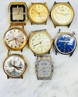 Lot of 8 Vintage Timex Nelson Acqua Watches for Repair or Parts