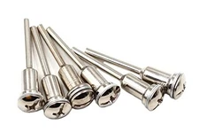 6pcs 1/8" Shank Arbor Cut-off Wheel HSS Mandrel Holder Compatible with Most 