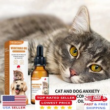 Natural Organic Calming Drops Pet Anxiety Relief Blend Essential Oil For Dogs
