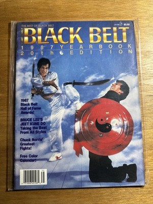 YEARBOOK 1987 - BLACK BELT martial arts magazine  BRUCE LEE