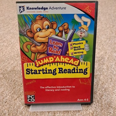 Jump Ahead Starting Reading 2000 PC CD-ROM Videospiel pädagogisch Kinder
