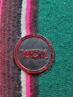Vintage 1995 WCW Gripper Kini USA Pog Slammer World Championship Wrestling
