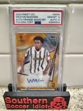 2021 Topps Weston McKennie Curated UEFA Champions League Soccer Cards 23