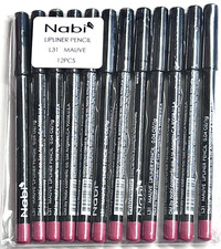 NABI LIPLINER PENCIL, L31 MAUVE, 0.04 OZ. 12 PACK -FREE SHIPPING
